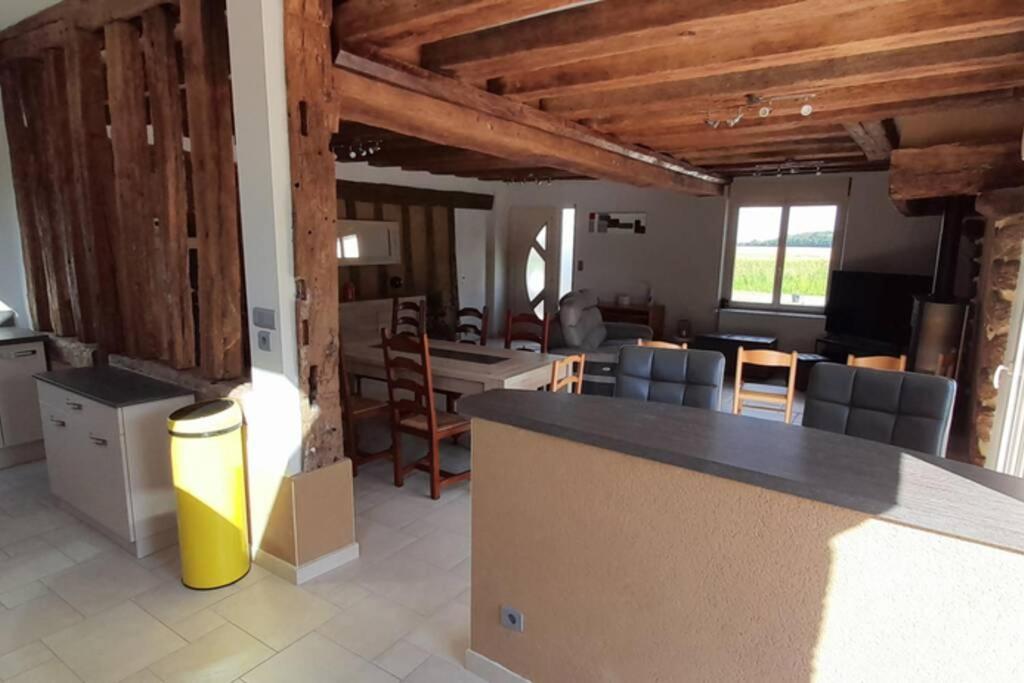 Maison En Colombage Renovee La Fontenelle  Eksteriør billede