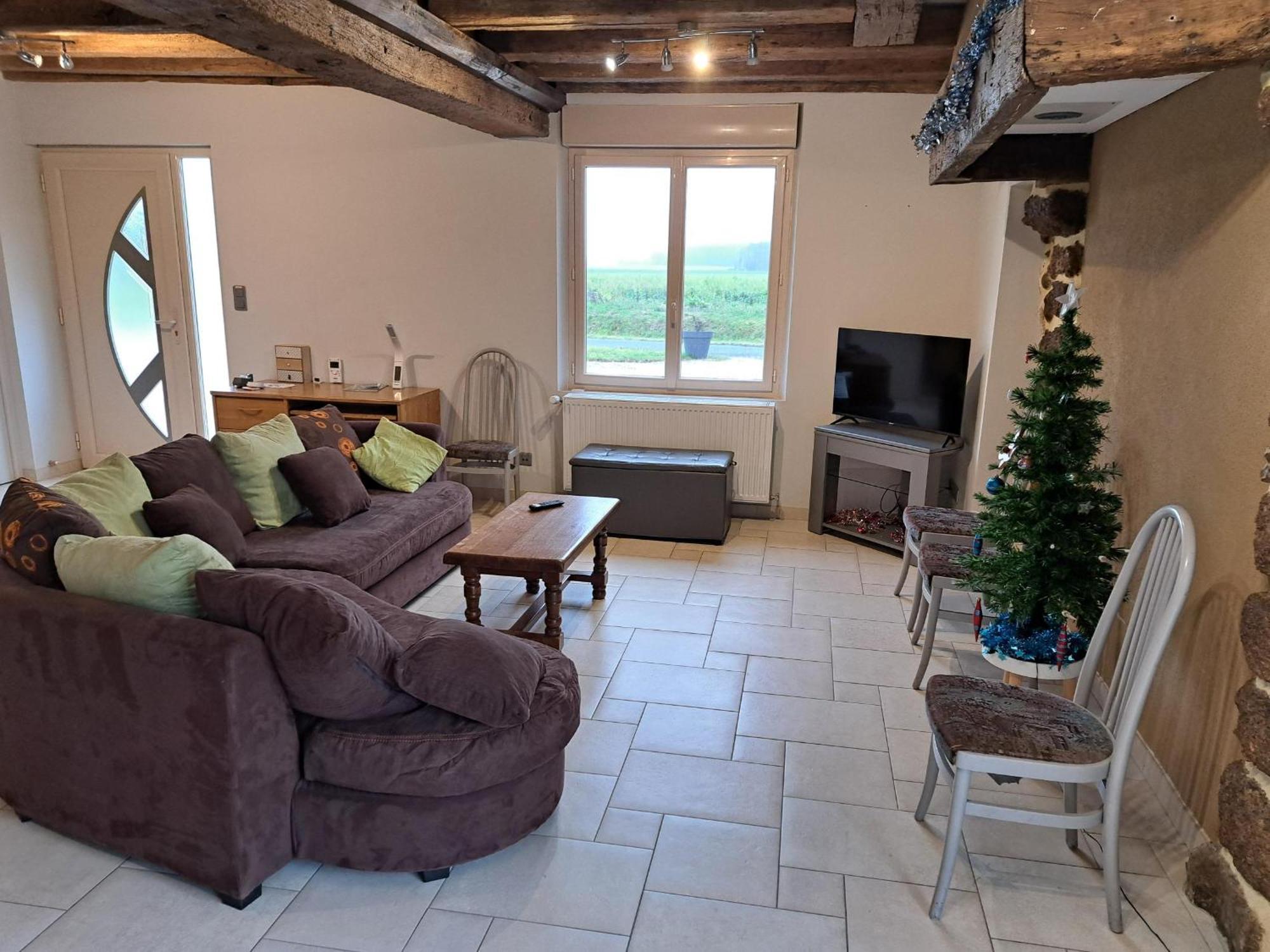 Maison En Colombage Renovee La Fontenelle  Eksteriør billede